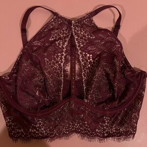 Victoria’s Secret Very Sexy Unlined Lace Plunge Bralette Size 34C NWT